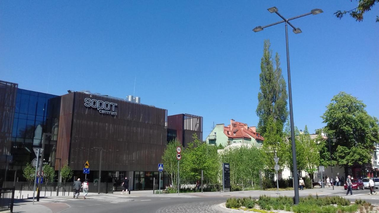 Studio Four - Prywatne Wejscie I Taras W Centrum Sopotu Extérieur photo